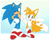 Size: 2500x2000 | Tagged: safe, artist:yoshiyoshi700, miles "tails" prower, sonic the hedgehog, duo, gradient background
