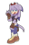 Size: 1303x2048 | Tagged: safe, artist:bluey-maurice30, perci the bandicoot, bandicoot, female, lidded eyes, looking at viewer, mouth open, pose, simple background, smile, solo, transparent background, uekawa style