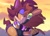 Size: 1486x1080 | Tagged: safe, artist:conniesky3, oc, oc:connie the hedgehog, oc:hilda the hyena, hedgehog, hyena, 2020, connie x hilda, duo, eyes closed, female, goggles, grabbing tail, holding each other, kiss, kiss on lips, lesbian, oc only, oc x oc, outdoors, shipping, signature, sunset, tail grab