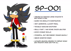 Size: 2048x1483 | Tagged: safe, artist:crushingdreams_, oc, oc:sana the hedgehog, oc:sp-001, 2020, alternate outfit, character name, english text, fankid, frown, looking offscreen, oc only, parent:shadow, parent:sonic, parents:sonadow, reference sheet, signature, simple background, solo, standing, white background