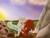 Size: 800x600 | Tagged: safe, artist:eikothepsycho, knuckles the echidna, silver the hedgehog, echidna, hedgehog, 2012, abstract background, clouds, duo, eyes closed, flower, gay, grass, holding each other, hugging, kiss, kneeling, knuxilver, male, outdoors, river, rock, rose, shipping, sitting, sunset, water, waterfall