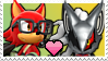 Size: 99x56 | Tagged: safe, artist:p0ddo, gadget the wolf, infinite the jackal, 2018, duo, gay, heart, rookinite, shipping, stamp