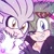 Size: 1280x1280 | Tagged: safe, artist:magicstormfrost, scourge the hedgehog, silver the hedgehog, backwards v sign, cute, duo, gay, selfie, shipping, silvourge, v sign