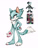 Size: 1565x2048 | Tagged: safe, slinger the ocelot, blue fur, naked, pawpads, pink eyes, solo, white background, white fur