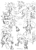 Size: 600x826 | Tagged: safe, artist:34_6, shadow the hedgehog, silver the hedgehog, human, bazooka, character name, duo, english text, greyscale, holding something, humanized, monochrome, multiple views, partially humanized, simple background, sketch, sketch page, smile, traditional media, white background