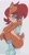 Size: 1093x2048 | Tagged: safe, artist:debirudog, sally acorn, chipmunk, 2025, breasts, cute, featureless breasts, female, grey background, lidded eyes, looking at viewer, mouth open, sallabetes, sally's vest and boots, signature, simple background, sitting, smile, solo