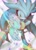 Size: 857x1200 | Tagged: safe, artist:moonrin__, silver the hedgehog, hedgehog, 2025, lineless, looking at viewer, male, psychokinesis, signature, smile, solo
