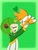 Size: 810x1080 | Tagged: safe, artist:soneamlover, cosmo the seedrian, chao, 2024, carrying them, character chao, cute, duo, duo male and female, eyes closed, female, gradient background, green background, heart, holding them, lifting them, male, mouth open, open smile, smile, standing, tails chao