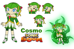 Size: 1648x1096 | Tagged: safe, artist:soneamlover, cosmo the seedrian, 2022, character name, simple background, solo, sonic boom (tv), thorn vine, transparent background