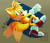 Size: 1280x1110 | Tagged: safe, artist:yangharmony, miles "tails" prower, fox, 2021, abstract background, english text, lineless, looking back, looking offscreen, male, mouth open, signature, solo, treads