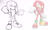 Size: 1878x1125 | Tagged: safe, artist:justin61894350, knuckles the echidna, echidna, 2025, clenched fists, frown, looking at viewer, male, monochrome, redraw, reference inset, simple background, sketch, solo, white background