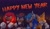 Size: 2047x1203 | Tagged: safe, artist:popsizzy, knuckles the echidna, miles "tails" prower, shadow the hedgehog, sonic the hedgehog, sonic the hedgehog 3 (film), 2025, dawn, frown, gradient background, group, happy new year, holding something, looking at viewer, looking offscreen, mouth open, new years, outdoors, pointing, sitting, smile, sparkler