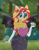 Size: 4938x6390 | Tagged: safe, artist:emeraldblast63, rouge the bat, chaos emerald, cosplay, crossover, equestria girls, my little pony, rouge's heart top, solo, sunset shimmer