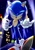 Size: 1451x2048 | Tagged: safe, artist:aohari251, sonic the hedgehog, full body, looking at viewer, smile, smiling at viewer, solo, standing, treads
