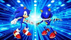 Size: 900x507 | Tagged: safe, artist:soniclover82, metal sonic, sonic the hedgehog