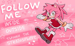 Size: 1139x702 | Tagged: safe, artist:flameheart87, amy rose