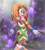 Size: 1000x1100 | Tagged: safe, artist:phantomgirl2510, tikal, echidna, female, forest, solo, walking
