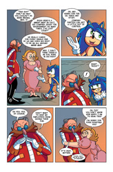 Size: 825x1258 | Tagged: safe, artist:chauvels, momma robotnik, sonic the hedgehog, comic:a special visit