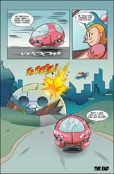 Size: 825x1258 | Tagged: safe, artist:chauvels, momma robotnik, comic:a special visit