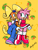 Size: 841x1096 | Tagged: safe, artist:bonyungus, amy rose, hedgehog, bandicoot, coco bandicoot, crossover, duo