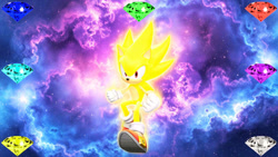 Size: 1192x670 | Tagged: safe, artist:soniclover82, sonic the hedgehog, super sonic, super form