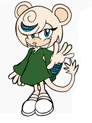 Size: 2288x3044 | Tagged: safe, artist:mauvemarsupial, sage, mouse, sonic frontiers, mobianified