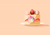Size: 4096x2896 | Tagged: safe, amy rose, cake, food, fruit, simple background, strawberry