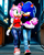 Size: 1216x1536 | Tagged: safe, artist:codythehouso, amy rose, sonic the hedgehog, oc, hedgehog, 3d, abstract background, adult, adult amy, adult sonic, aged up, alternate universe, amy x sonic, baby, busty amy, carrying them, clothes, cute, denim jeans, family, fankid, father and child, father and daughter, female, grown up, happy, holding each other, holding them, looking at each other, looking at them, male, marriage ring, mother and child, mother and daughter, nighttime, offsprings, older, older amy, older sonic, parent:amy, parent:sonic, parents:sonamy, shipping, standing, straight, street, t-shirt, tank top, thicc, thick thighs, trio, unnamed oc, walking, wedding ring