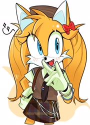 Size: 1472x2048 | Tagged: safe, artist:yukina_fuyuki, miles "tails" prower, gender swap