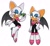 Size: 1124x1035 | Tagged: safe, artist:rodka_sth, rouge the bat, chaos emerald, holding something, rouge's heart top, simple background, solo, white background