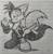 Size: 1750x1769 | Tagged: safe, artist:stupidfred0, miles "tails" prower, 2023, clenched fist, fist, head tilt, looking at viewer, mouth open, open smile, pencilwork, reaching towards the viewer, riders style, smile, smiling at viewer, solo, sonic riders, standing, traditional media