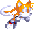 Size: 576x496 | Tagged: safe, artist:decodedpixels, miles "tails" prower, fox, 2024, animated, classic sonic (universe), classic tails, flying, gif, infinite loop, looking ahead, looking offscreen, male, pixel art, simple background, solo, sonic the hedgehog 3, spinning tails, sprite, style emulation, transparent background
