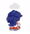 Size: 1122x1255 | Tagged: safe, artist:emerald--antssss, sonic the hedgehog, 2025, classic sonic, classic sonic (universe), cloud, crouching, from behind, rain, rain cloud, signature, simple background, solo, white background