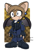 Size: 980x1400 | Tagged: safe, artist:flashpointgear, agent topaz, bat, 2023, clothes, female, looking offscreen, mobianified, smile, solo, uekawa style