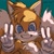 Size: 1280x1280 | Tagged: safe, artist:slow_footed8, miles "tails" prower, fox, 2025, double v sign, grin, looking at viewer, male, simple background, smile, smiling at viewer, solo, turquoise background, v sign