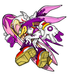 Size: 672x752 | Tagged: safe, editor:snazzy-sun, wave the swallow, bird, 2025, edit, extreme gear, eyelashes, fingerless gloves, fur markings, glasses, gloves, redesign, shoes, simple background, solo, white background