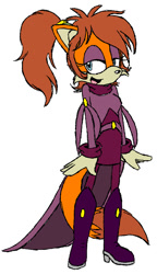 Size: 516x894 | Tagged: safe, artist:hitokage195, mindy latour, fox, 2012, solo