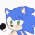 Size: 1280x1280 | Tagged: safe, artist:neku_646611, sonic the hedgehog, hedgehog, 2025, animated, simple background, solo, webm, white background