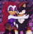 Size: 1170x1209 | Tagged: safe, artist:pepbotnik, shadow the hedgehog, eyes closed, hugging, pepita robotnik, shipping, smile, straight
