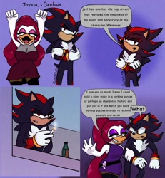 Size: 1200x1300 | Tagged: safe, artist:pepbotnik, shadow the hedgehog, meme, pepita robotnik