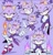 Size: 1223x1264 | Tagged: safe, artist:zsp1jqohfr12495, blaze the cat, 2025, blushing, dialogue, english text, fire, flame, frown, head tilt, legs crossed, looking at viewer, mouth open, open smile, purple background, simple background, sitting, smile, smiling at viewer, solo, standing, waving, waving at viewer