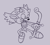 Size: 733x656 | Tagged: safe, artist:jeffydust, sonic the hedgehog, 2025, arrow (weapon), bow (weapon), cupid, cupid arrow, flying, line art, looking offscreen, monochrome, mouth open, one eye closed, one fang, open smile, simple background, smile, solo, valentine's day, wings
