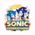 Size: 2048x2048 | Tagged: safe, artist:mercadex_8, sonic the hedgehog, hedgehog, 2025, classic sonic, classic sonic (universe), duo, looking at viewer, male, modern sonic, pointing, redraw, self paradox, simple background, smile, sonic generations, star (symbol), title screen, white background