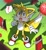 Size: 1181x1292 | Tagged: safe, artist:s2_lina_, miles "tails" prower, 2025, chocolate, daytime, exclamation mark, food, fruit, grass, looking up, mouth open, one fang, outdoors, shadow (lighting), shocked, solo, standing, strawberry, sweatdrop