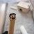 Size: 1364x1364 | Tagged: safe, artist:miuushi_, agent stone, 2025, cardboard tube, cute, photographic background, small, solo, stonebetes