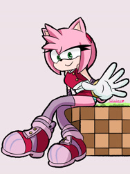 Size: 1536x2048 | Tagged: safe, artist:tangrinerizo, amy rose, boom amy, sonic boom (tv)