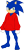 Size: 971x2029 | Tagged: safe, artist:darkshiner8, sonic the hedgehog, 2022, barefoot, flat colors, hoodie, solo