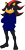 Size: 1058x2081 | Tagged: safe, artist:darkshiner8, shadow the hedgehog, 2022, barefoot, flat colors, hoodie, solo