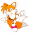 Size: 3400x4000 | Tagged: safe, artist:oneinadillion, miles "tails" prower, fox, 2025, classic tails, cute, looking at viewer, male, mid-air, simple background, smile, solo, transparent background