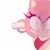 Size: 1024x1024 | Tagged: safe, artist:sassyngga, amy rose, 2025, looking at viewer, punching, shrunken pupils, simple background, smile, solo, this will end in pain, white background